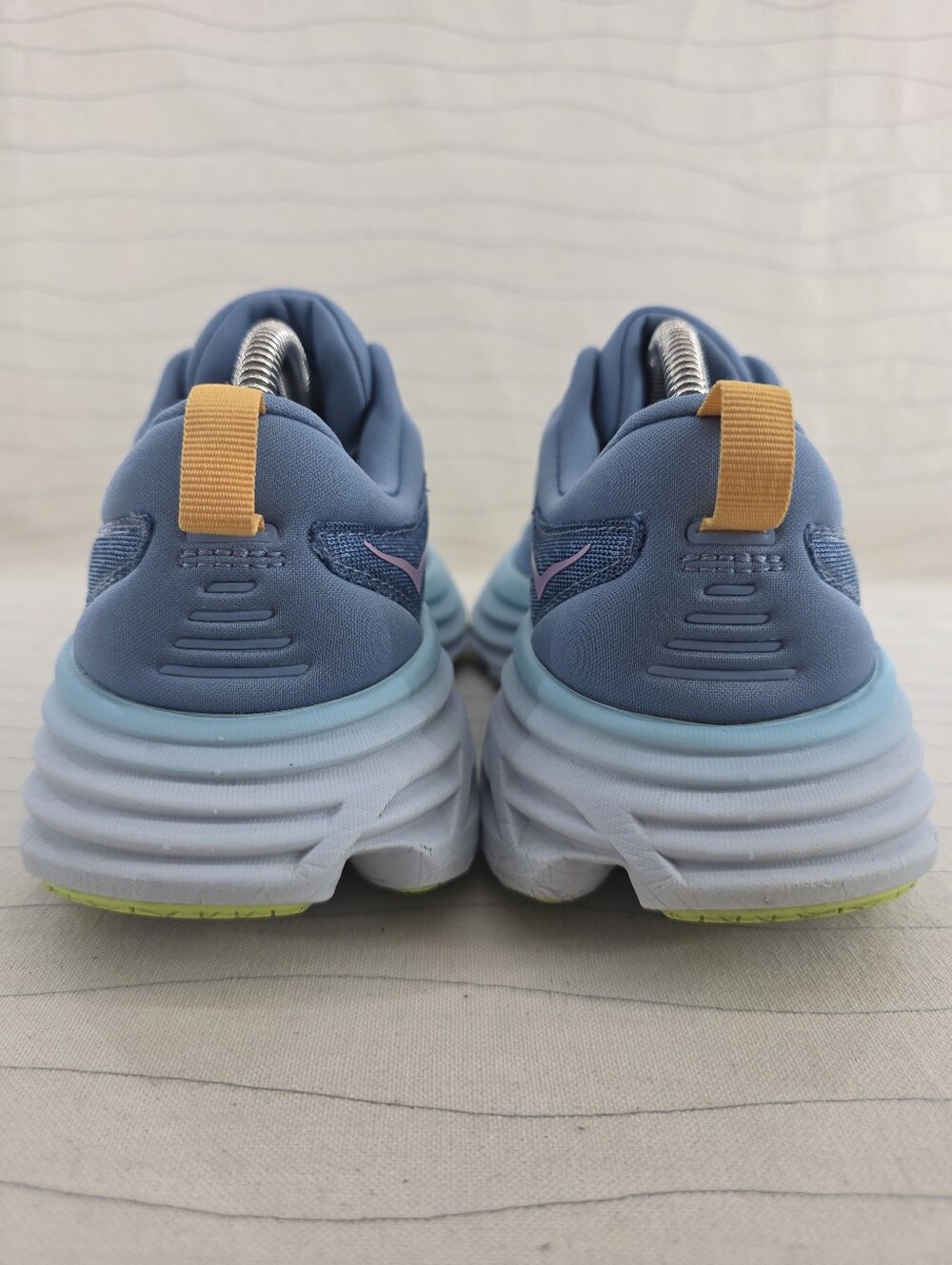 Hoka One One Womens Bondi 8 Blue Running Sneakers Shoes 1127954 Size 8.5D Wide - Picture 5 of 13